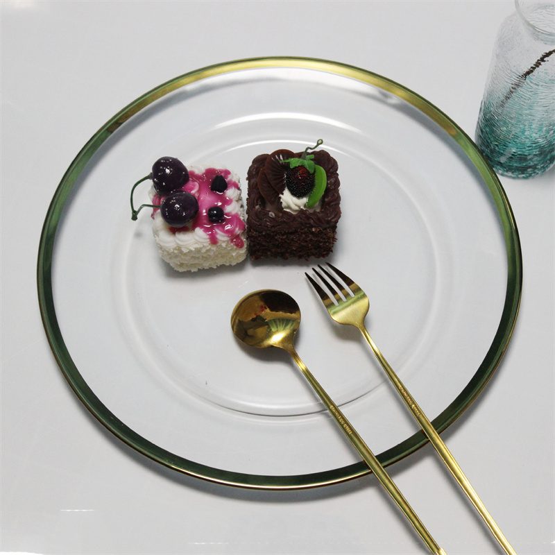 Wholesale Glass Charger Plate PZ-012 - Image 4